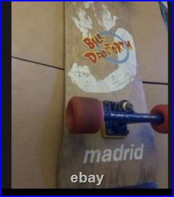 100% Authentic Madrid Skateboard Signed USA History Skateboarder Bill Danforth