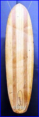 1960's Era / Sincor Venice Calif. / Wooden Skateboard with Clay Wheels