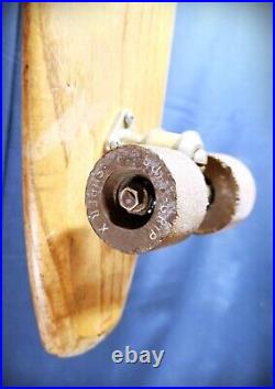 1960's Era / Sincor Venice Calif. / Wooden Skateboard with Clay Wheels