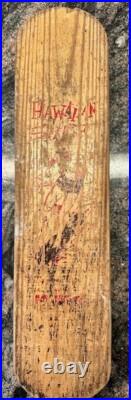 1960's Hawaiian Surf Wooden Skateboard No 7 22 Metal Masters Philly Vintage 1960's Hawaiian Surf Wooden Skateboard No 7 22 Metal Masters Philly Vintage