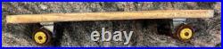 1960's Hawaiian Surf Wooden Skateboard No 7 22 Metal Masters Philly Vintage
