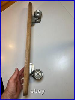 1960s Apollo Apolo Skateship Wood Wooden Skateboard Skate Board Metal Wheels