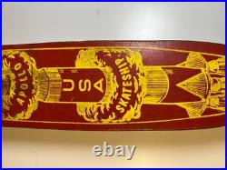 1960s Apollo Apolo Skateship Wood Wooden Skateboard Skate Board Metal Wheels