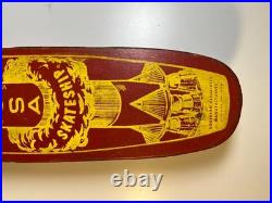 1960s Apollo Apolo Skateship Wood Wooden Skateboard Skate Board Metal Wheels