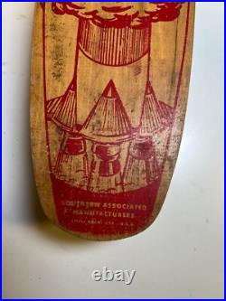 1960s Apollo Apolo Skateship Wood Wooden Skateboard Skate Board Metal Wheels