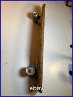 1960s Apollo Apolo Skateship Wood Wooden Skateboard Skate Board Metal Wheels