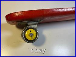 1960s Apollo Apolo Skateship Wood Wooden Skateboard Skate Board Metal Wheels