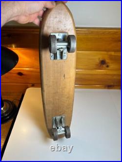 1960s Apollo Apolo Skateship Wood Wooden Skateboard Skate Board Metal Wheels