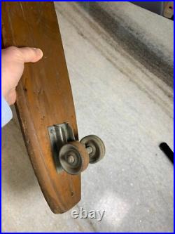 1960s Apollo Apolo Skateship Wood Wooden Skateboard Skate Board Metal Wheels