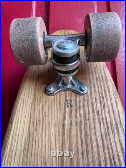 1960s Hobie Super Surfer Skateboard Clay Wheels Oak Deck Sidewalk Surfboard