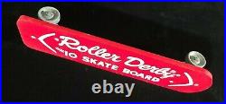 1963 Roller Derby #10 Pristine Condition 4.5 x 18.5 Skateboard Metal Wheels