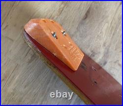 1970's Bright Yellow Vintage Fibreflex Skateboard Gordon & Smith 6.3 x 26.5