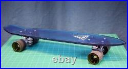 1970's Era / Sport Fun / Crysta 24 / Blue / Translucent Plastic Skateboard