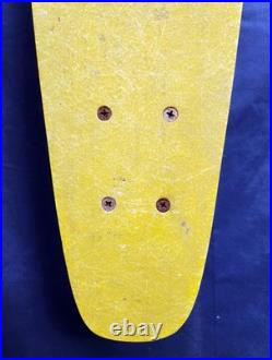 (1970's Era) Sport Fun / Land Ski / Yellow Fiberglass Skateboard