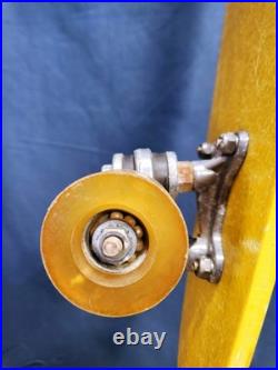 (1970's Era) Sport Fun / Land Ski / Yellow Fiberglass Skateboard