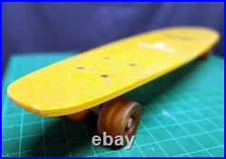 (1970's Era) Sport Fun / Land Ski / Yellow Fiberglass Skateboard