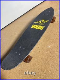 1970's Hawk Torque Black & Yellow With ACS-430 Trucks NOS Racing Slides Vtg
