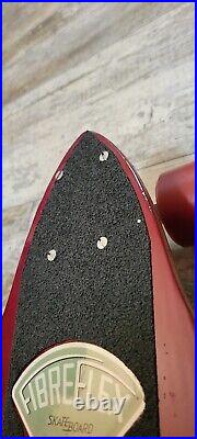 1970s G&S Fibreflex double cutaway Slalom Skateboard