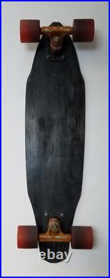 1970s Gordon & Smith FibreFlex Double Cutaway Slalom Skateboard, ACS 580 Trucks