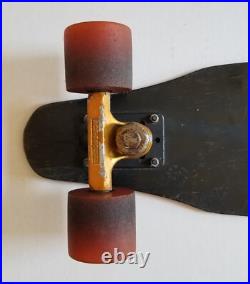 1970s Gordon & Smith FibreFlex Double Cutaway Slalom Skateboard, ACS 580 Trucks