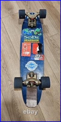 1970s Gordon Smith G&S with Gull Wing H. P. G. IV Trucks Kryptonics 60mm Wheels Blue