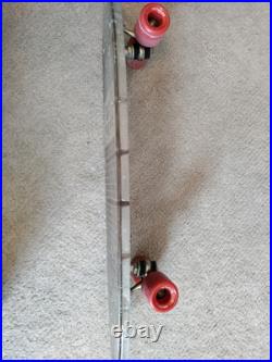 1970s Pro Line By Roller Sports Clear/Translucent Vintage Skateboard Good Shape
