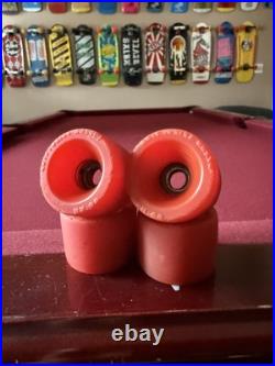 1970s Vintage Kryptonics Skateboard Wheels Red Used Old School Sims Alva Rare