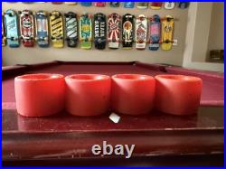 1970s Vintage Kryptonics Skateboard Wheels Red Used Old School Sims Alva Rare
