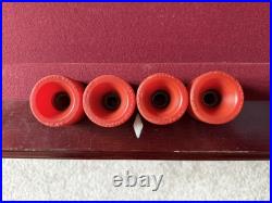 1970s Vintage Kryptonics Skateboard Wheels Red Used Old School Sims Alva Rare