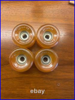 1976 Skateboard NOS Wheels MetaFlex Loose Bearing Vintage Smaller Set. Bahne ET