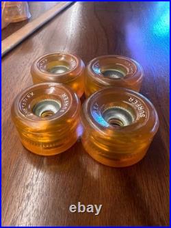 1976 Skateboard NOS Wheels MetaFlex Loose Bearing Vintage Smaller Set. Bahne ET