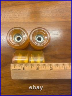 1976 Skateboard NOS Wheels MetaFlex Loose Bearing Vintage Smaller Set. Bahne ET
