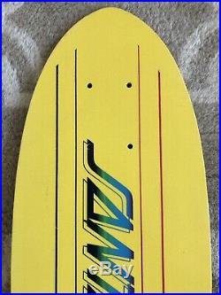 1977 NOS Santa Cruz Kick Tail Vintage Skateboard Epoxy Deck 70s Phillips