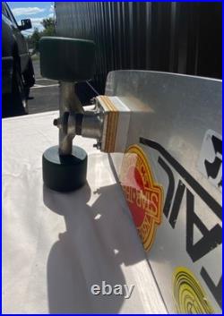 1977 Quicksilver Quicktail Skateboard Tracker Trucks George Powell RARE 1977 Quicksilver Quicktail Skateboard Tracker Trucks George Powell RARE