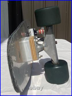 1977 Quicksilver Quicktail Skateboard Tracker Trucks George Powell RARE 1977 Quicksilver Quicktail Skateboard Tracker Trucks George Powell RARE