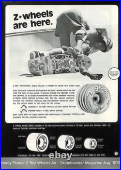 1978 Z-Groove Vintage Skateboard Wheels Jimmy Plumer. Z-Flez Zephyr Jay Adams 1978 Z-Groove Vintage Skateboard Wheels Jimmy Plumer. Z-Flez Zephyr Jay Adams