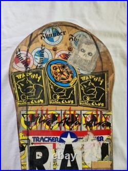 1980S ZORLAC Gargoyle Jimi Scott Airbourne Skateboard Deck Truck & Wheels READ