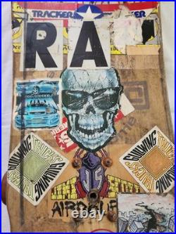 1980S ZORLAC Gargoyle Jimi Scott Airbourne Skateboard Deck Truck & Wheels READ