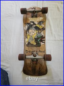 1980S ZORLAC Gargoyle Jimi Scott Airbourne Skateboard Deck Truck & Wheels READ