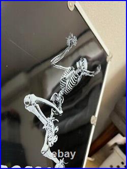 1980 Powell Rollerbones Roller Bones Skate Black Hard Case Skating Vintage Japan