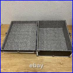 1980 Powell Rollerbones Roller Bones Skate Black Hard Case Skating Vintage Japan