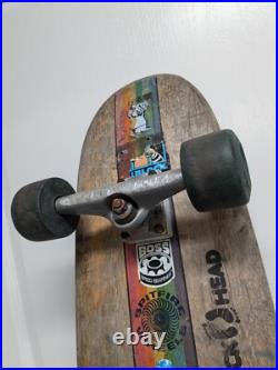 1980's Blockhead Dinosaur Skateboard Complete Kryptonics Independent Trucks