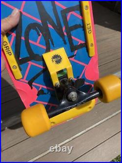 1980's Nash Red Line Heat Zone Skateboard Complete XR-2 Trucks and Risers Clean