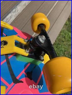 1980's Nash Red Line Heat Zone Skateboard Complete XR-2 Trucks and Risers Clean