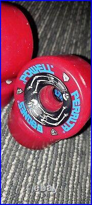 1980's Powell Peralta Skateboard Wheels G-Bones Red