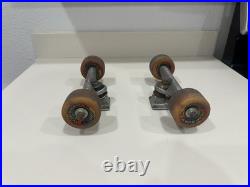 1980's Santa Cruz OJ II Skateboard Wheels 64mm 97A with Independent Trucks