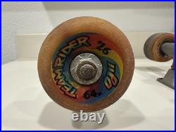 1980's Santa Cruz OJ II Skateboard Wheels 64mm 97A with Independent Trucks