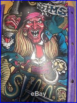 1980's Sims Kevin Staab Pirate Skateboard