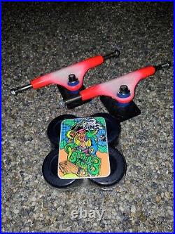 1980's Tracker Skateboard Trucks Sxtrack Wheels