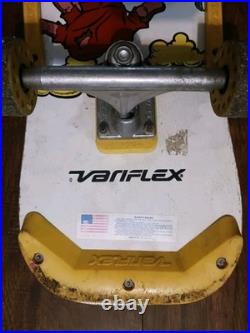 1980's Variflex Flyaway Skateboard Deck Trucks Vintage OG Great Color Unrestored